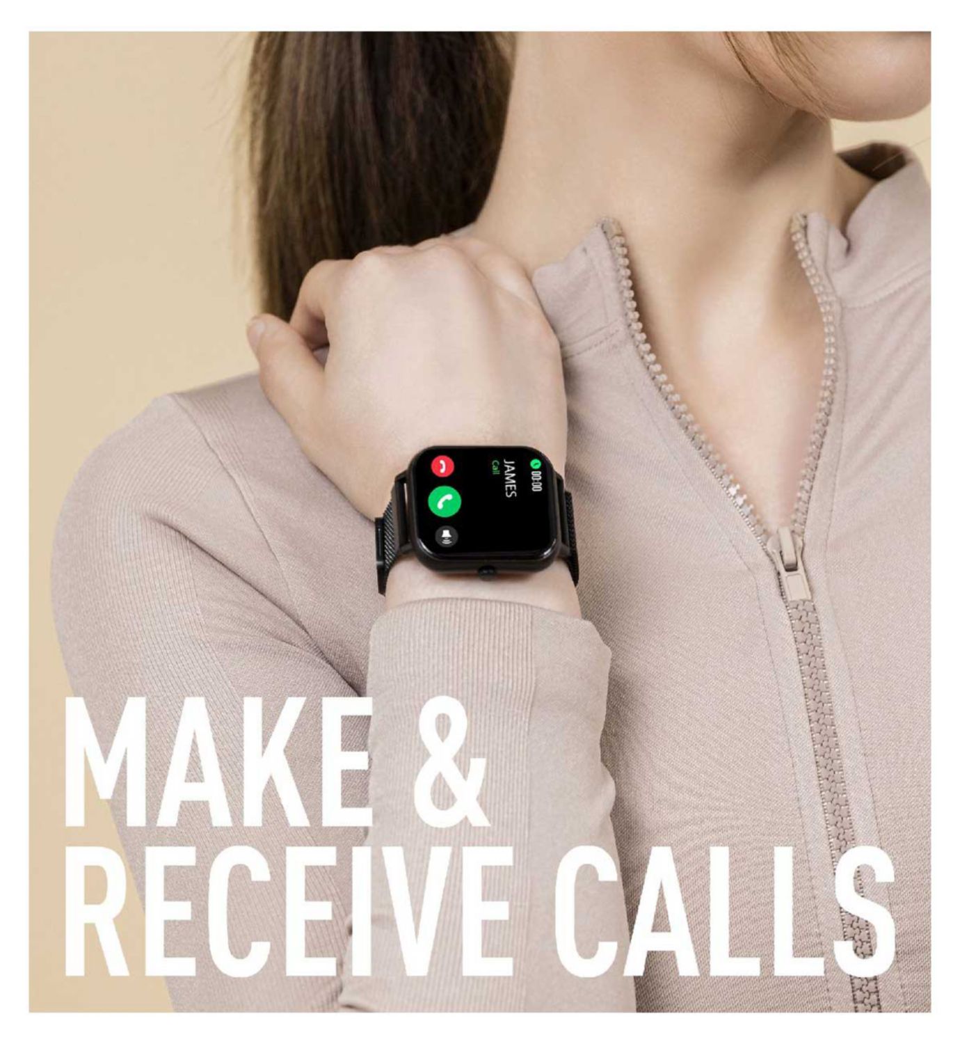 Reflex Active smartwatch Black Mesh, imported from the UK
