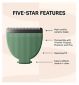 Meridian Body Hair Trimmer Replacement Blade Signature Ceramic Sage, imported from the UK