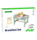 Tooky Toys wooden breakfast playset 27 pieces (British brand)