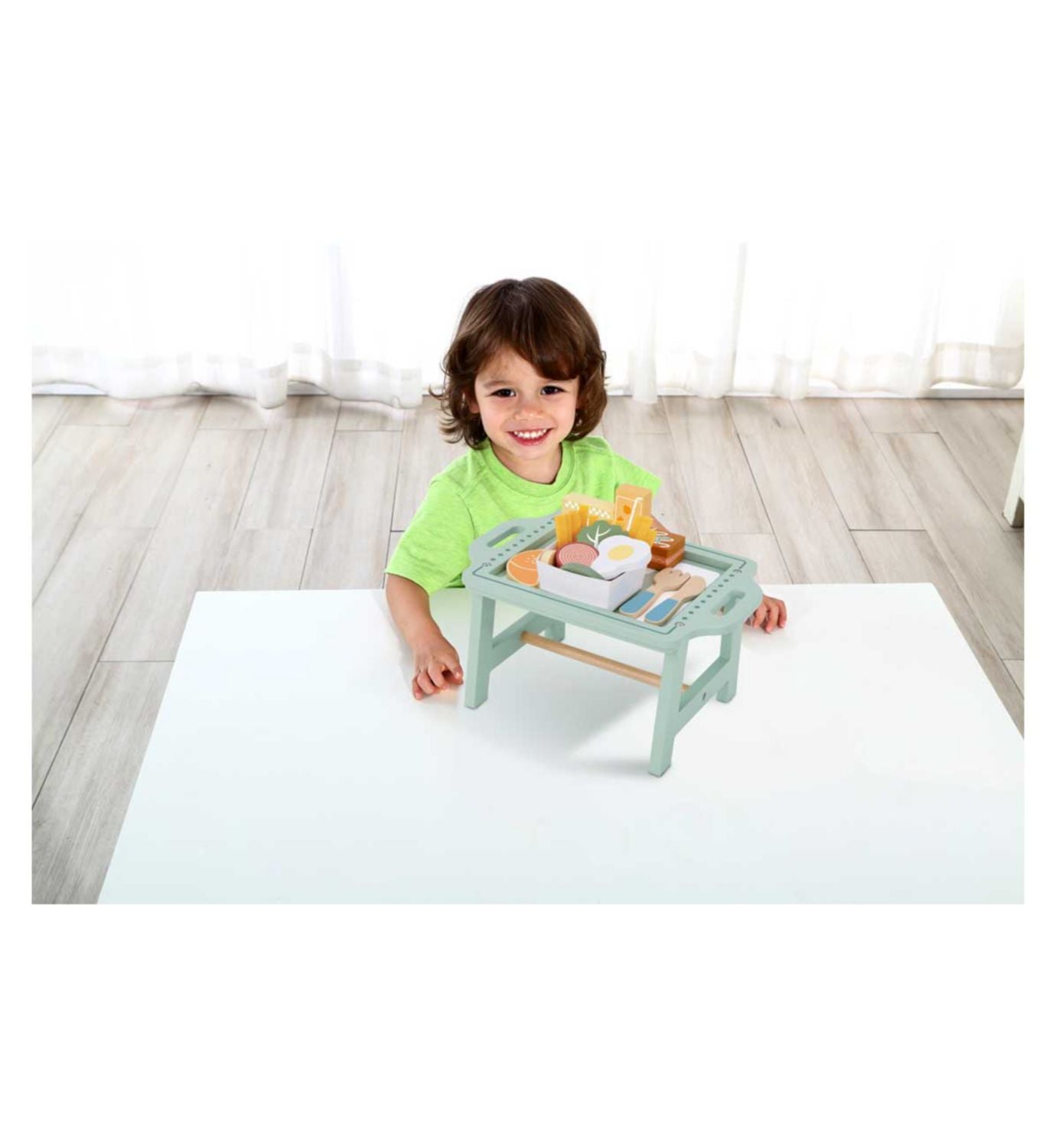 Tooky Toys wooden breakfast playset 27 pieces (British brand)