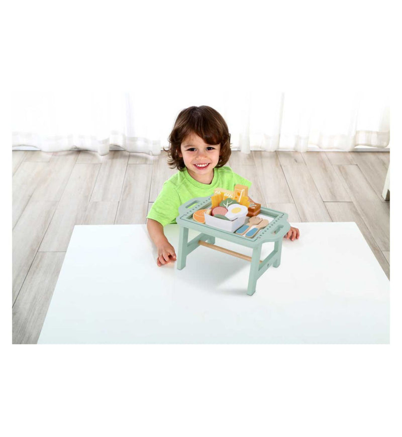 Tooky Toys wooden breakfast playset 27 pieces (British brand)