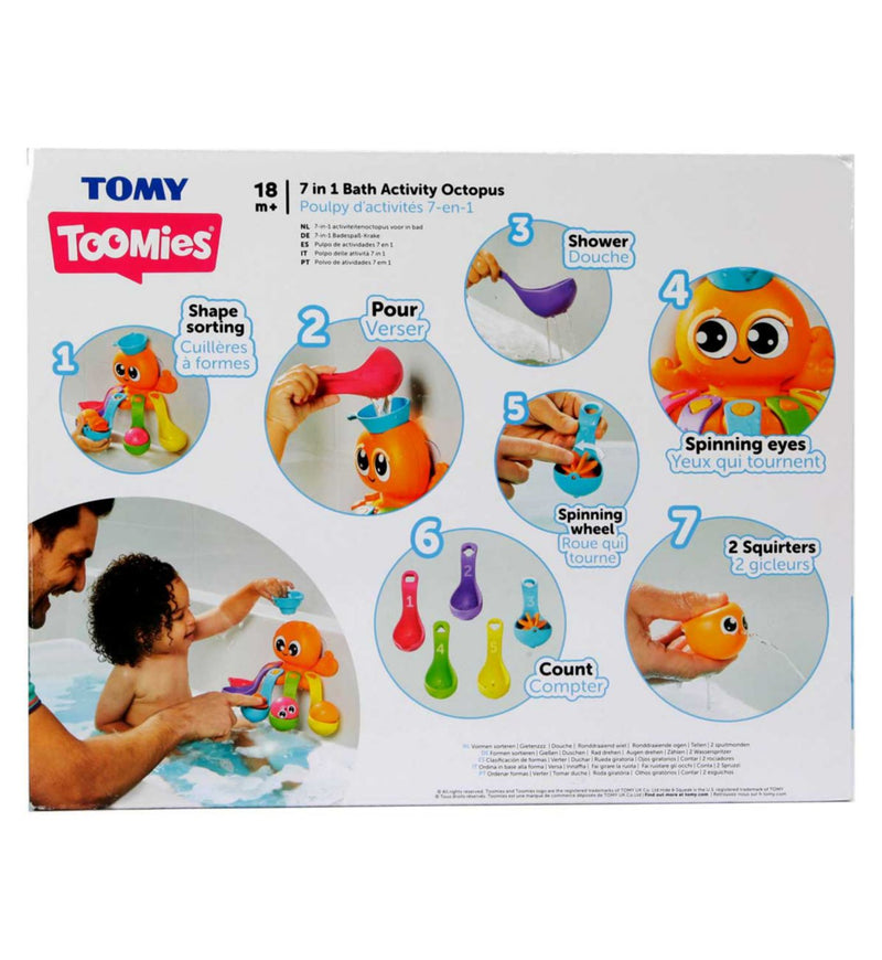Toomies 7 in 1 bath activity octopus toy - British product