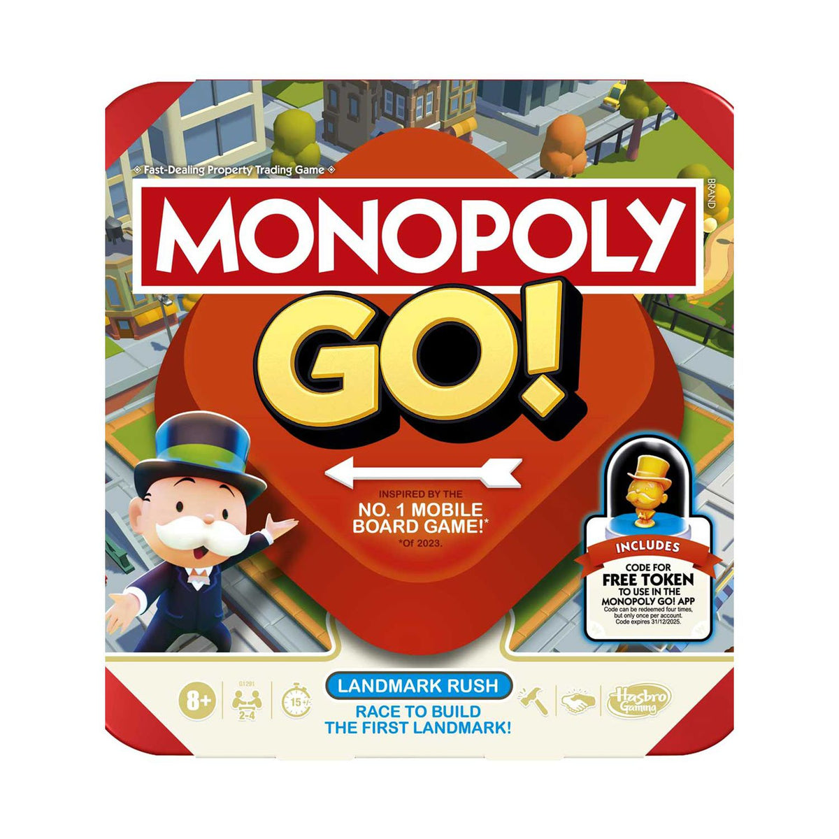 Hasbro Monopoly Go board game, UK version