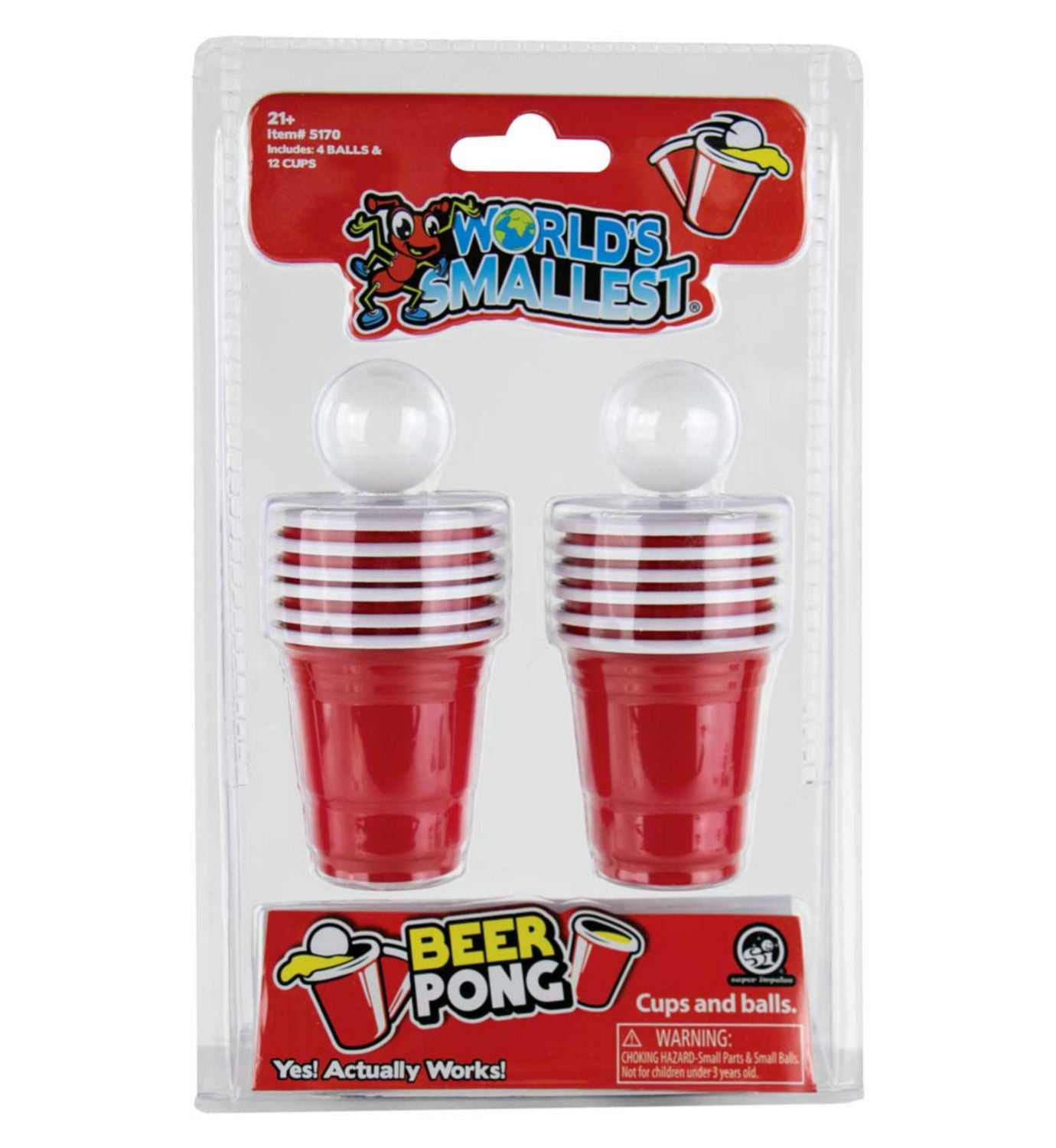 Worlds Smallest Toys miniature board games Operation Beer Pong (British brand)