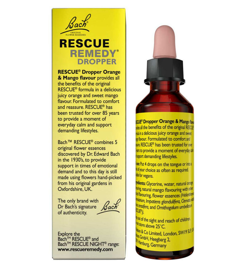 Bach flower remedy Orange and Mango 20ml (British brand)