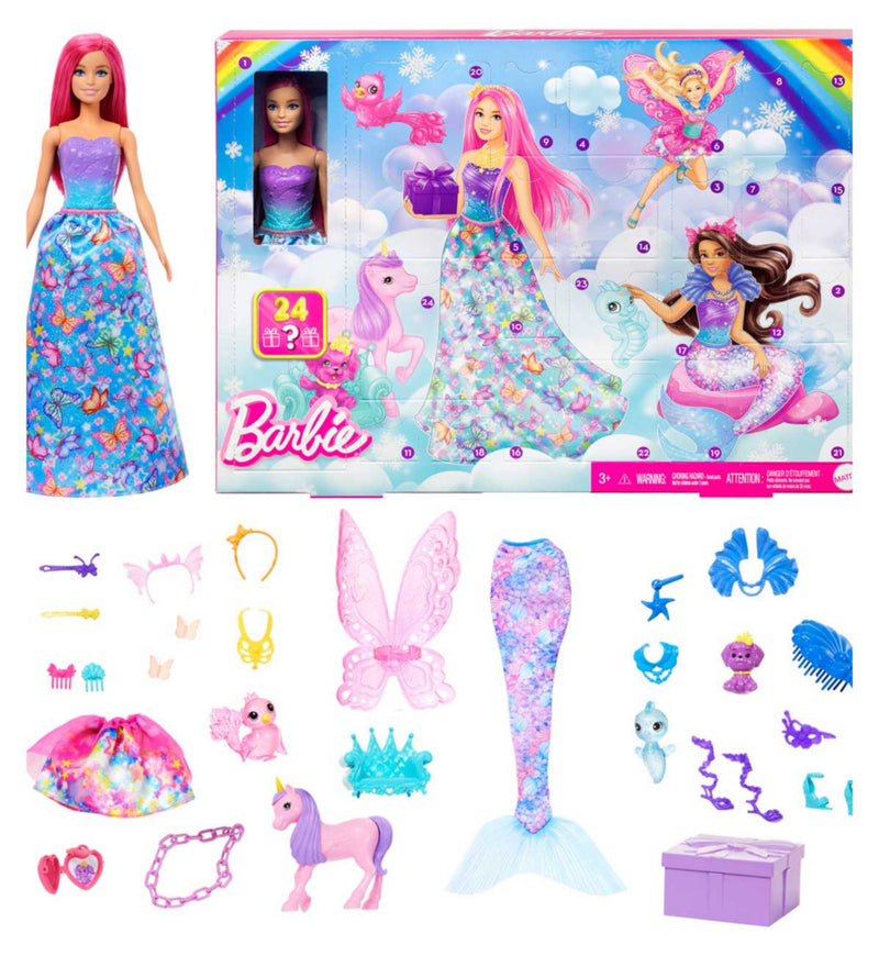 Barbie Fantasy Advent Calendar Doll Toy - British product