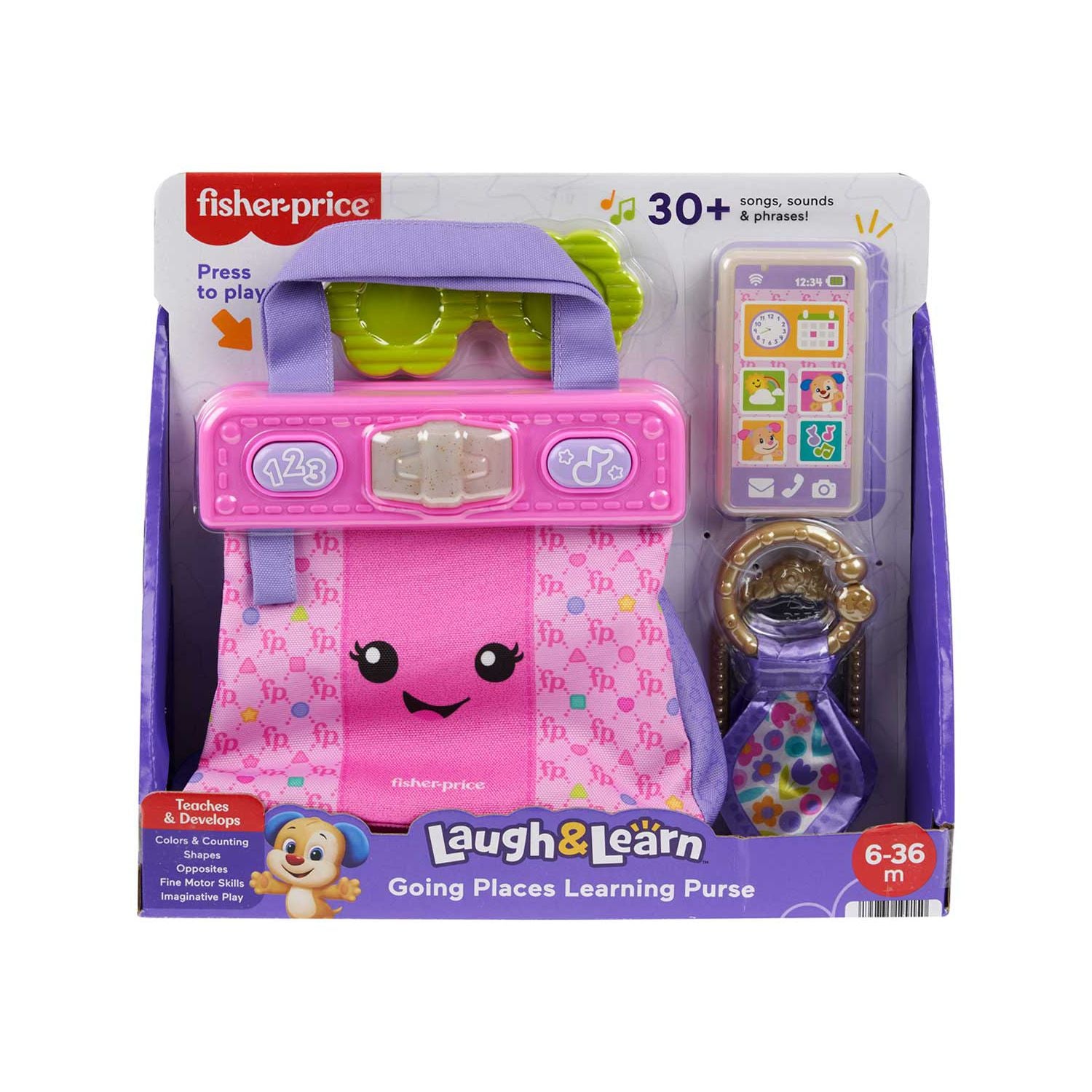 Fisher Price Laugh and Learn Going Places Purse Playset