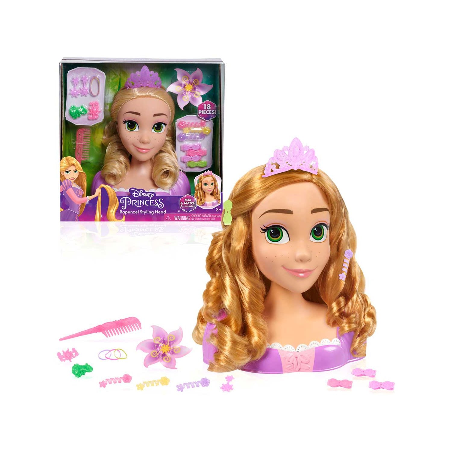 Disney Princess Rapunzel styling head - British product