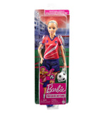 Barbie Soccer Doll Red Team Uniform 11.5 Inch - British product