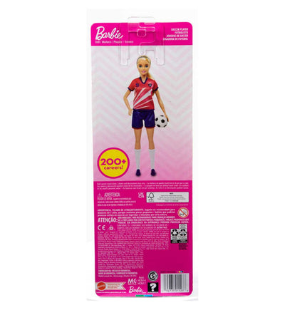 Boots Barbie Fotball-dukke Rød lag-uniform 11,5 tommer- Kjøp online hos McGrocer