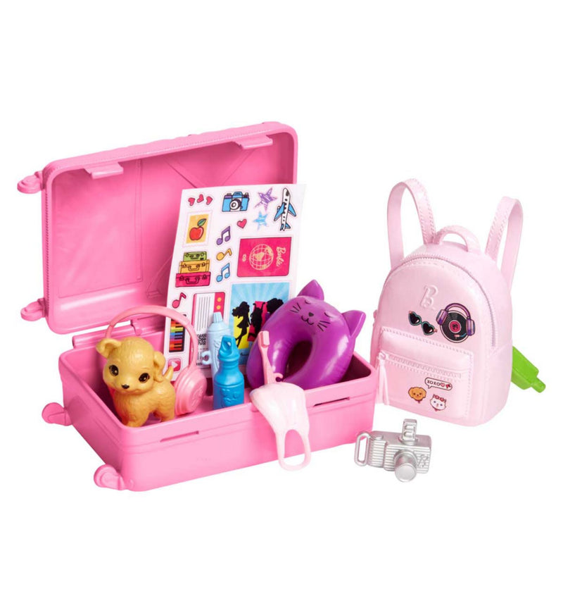 Barbie Travel Doll with Puppy Set - British product