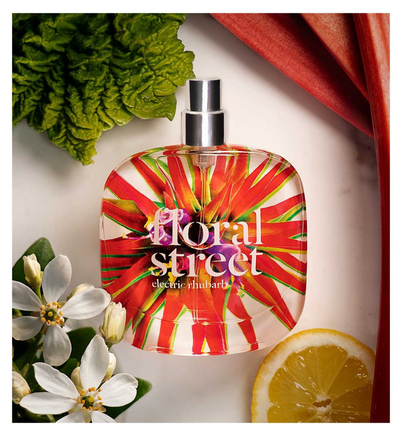 Floral Street Electric Rhubarb Eau de Parfum 50ml, imported from the UK