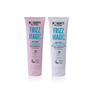 Noughty Anti-Frizz Shampoo and Conditioner, imported from the UK