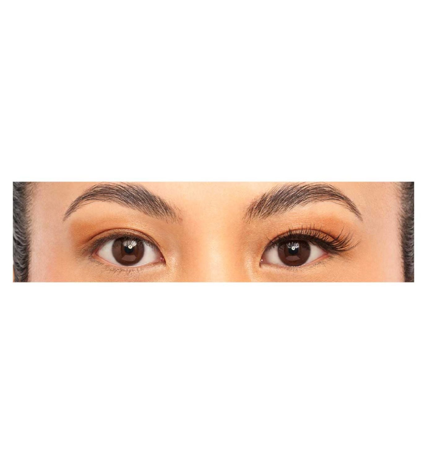 Eylure brown black cluster lashes with adhesive 1ml (British brand)