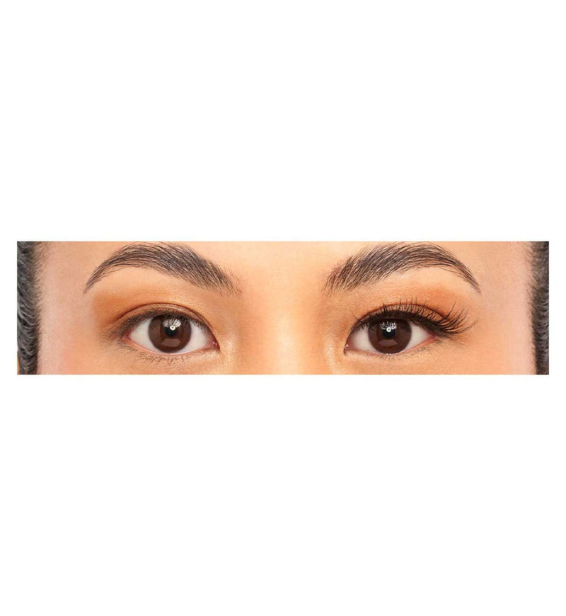Eylure brown black cluster lashes with adhesive 1ml (British brand)