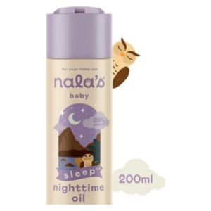 Nala's Baby Nighttime Oil Lavender 200ml, imported from the UK