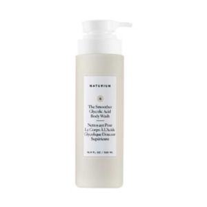 Natürum glycolic acid exfoliating body wash 500ml, imported from the UK