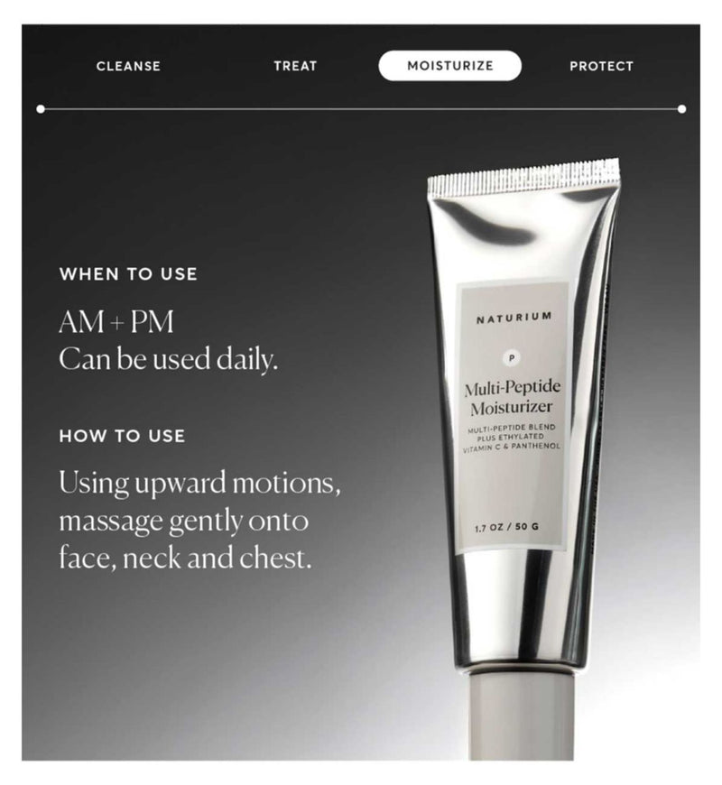 Naturium Multi Peptide Moisturiser 50g (British brand)