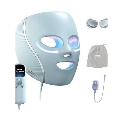 Boots Shark CryoGlow Under-Eye Cooling and LED Anti-Ageing and Blemish Repair Mask - Blue Frost- Buy online at McGrocer