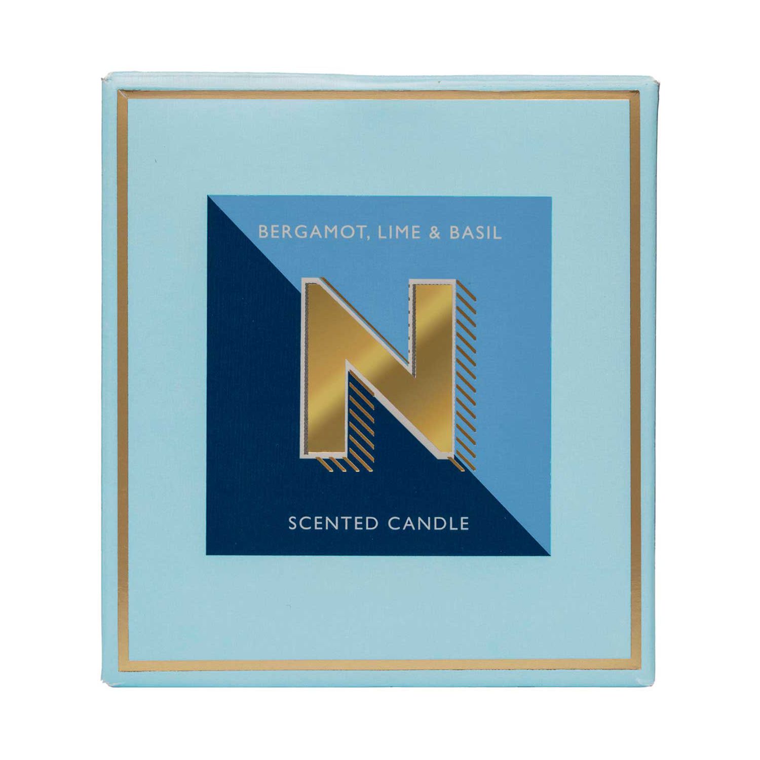 Landon Tyler Alphabet Letter N candle 140g, UK version