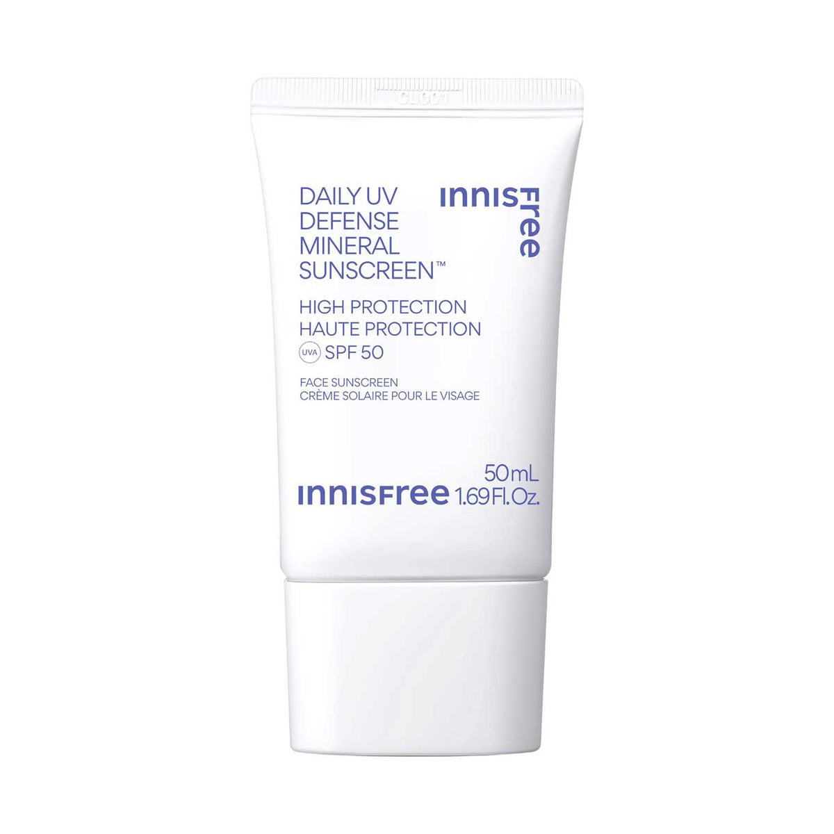 Innisfree Daily UV Defense Mineral Sunscreen SPF 50 50ml (British brand)