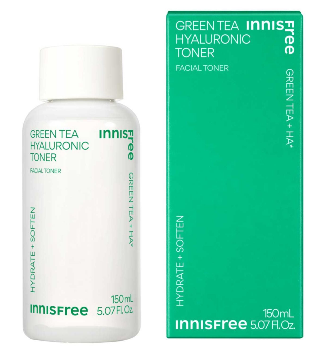 Innisfree Green Tea Hyaluronic toner 150ml, imported from the UK