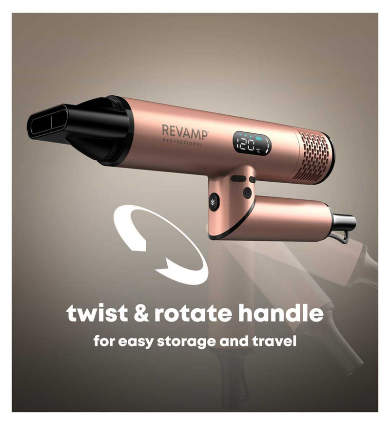 REVAMP Dynamic Radiance X Shine hair dryer - British product