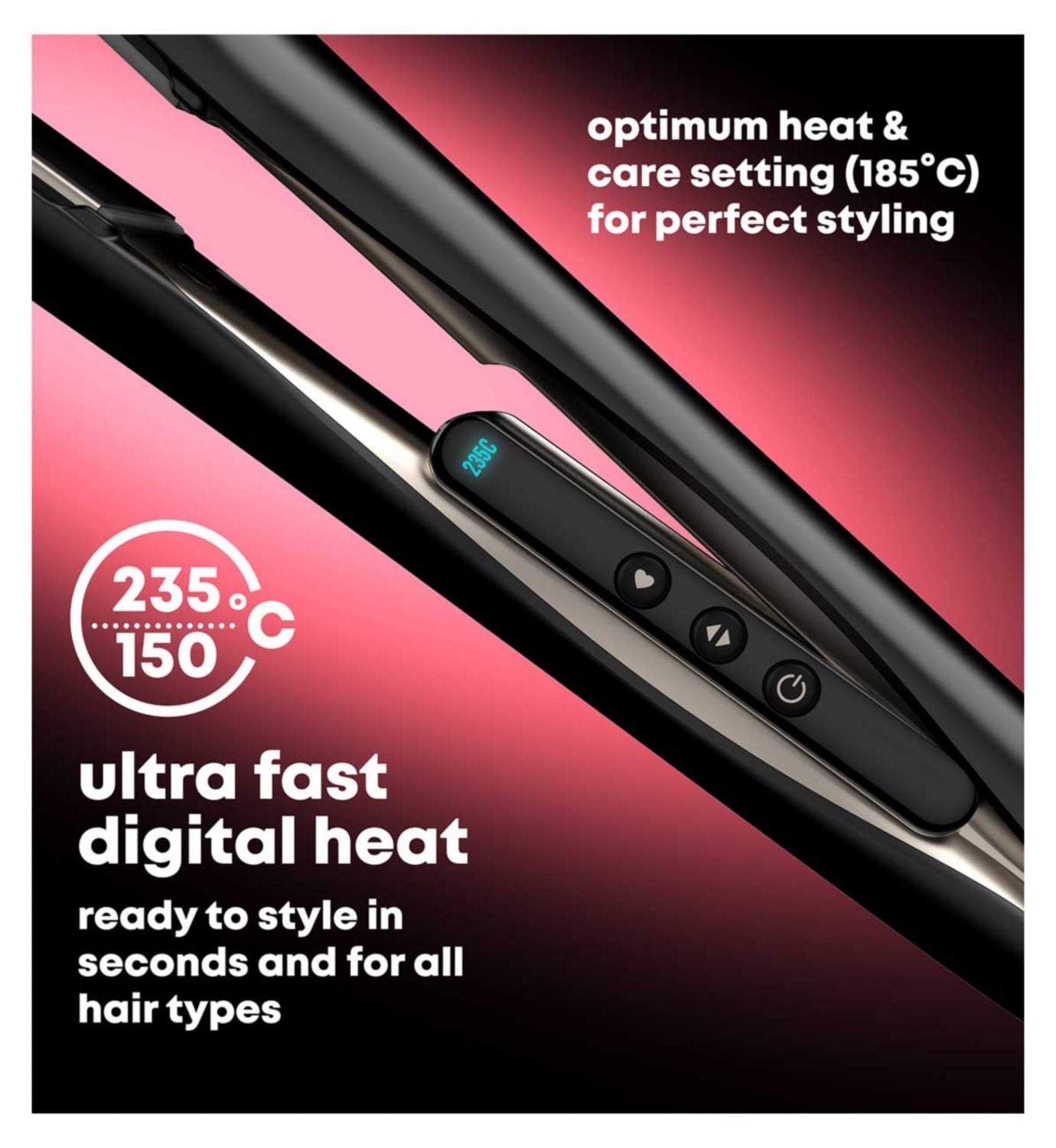 Revamp Enigma wide ceramic straightener, imported from the UK