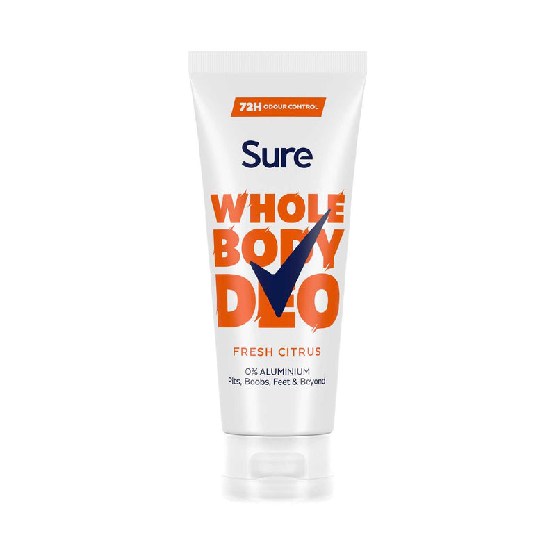 Sure whole body deodorant cream fresh citrus 75ml (British brand)