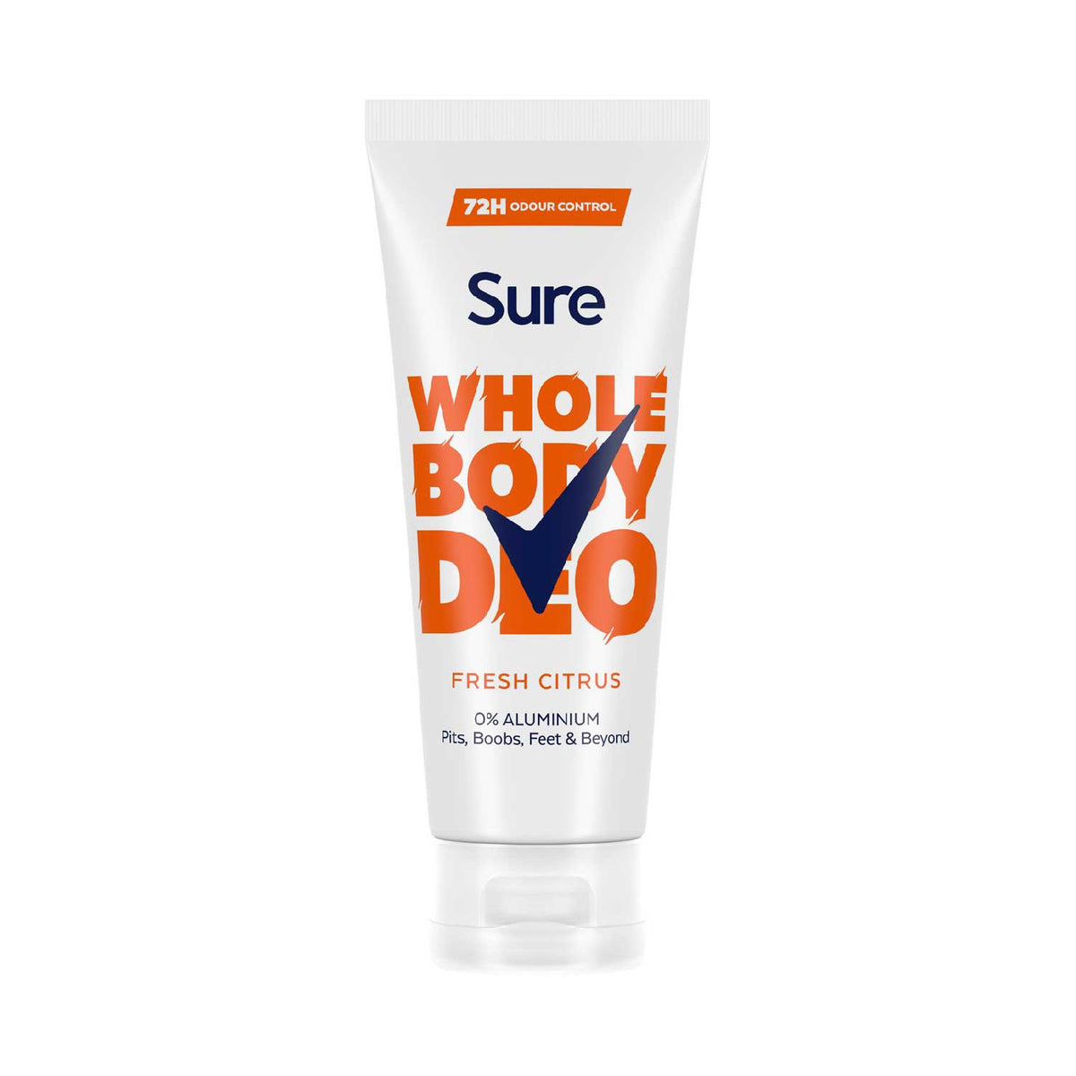Sure whole body deodorant cream fresh citrus 75ml (British brand)
