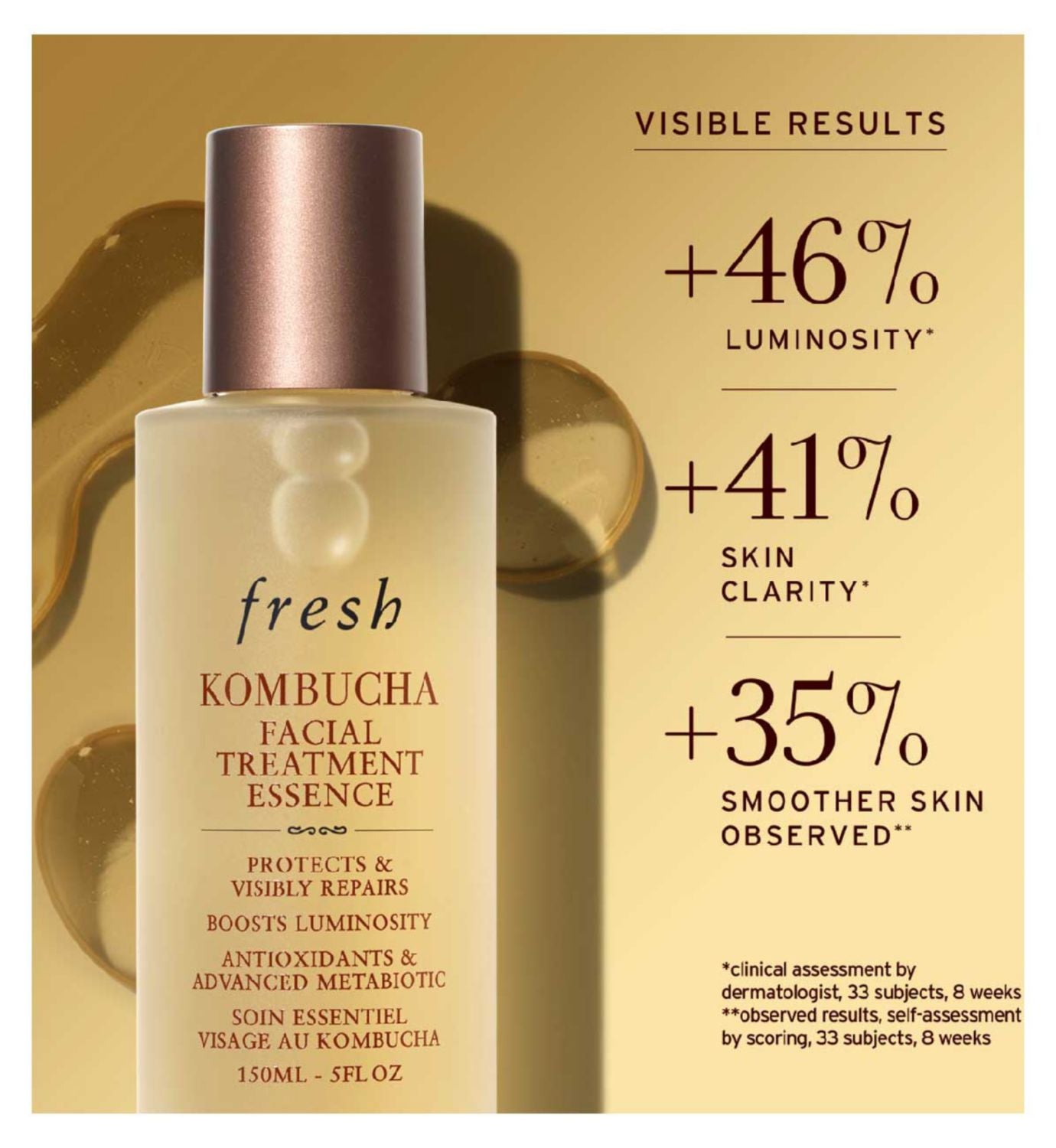 Fresh Kombucha Facial Treatment Essence 50ml (British brand)