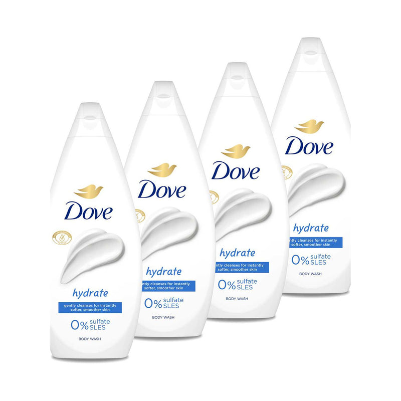Dove Classic Bodywash 720ml bundle of 4 - British product
