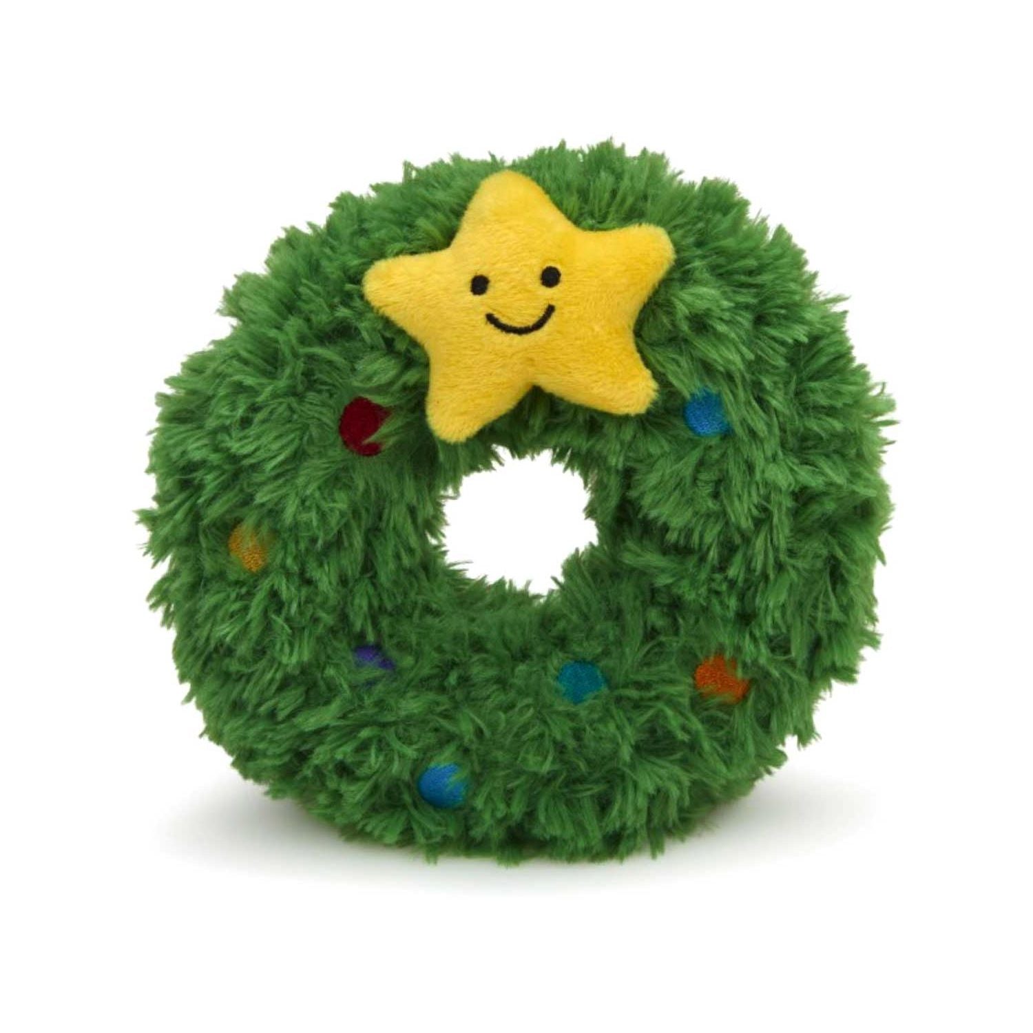 Petface dog toy Christmas Remy Wreath, imported from the UK