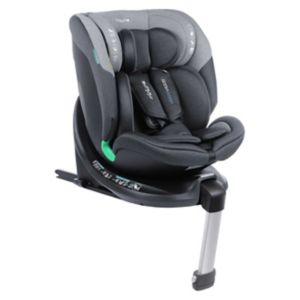 Silla de coche para bebé Miniuno Infinityfix R129 giratoria 360°, color gris.