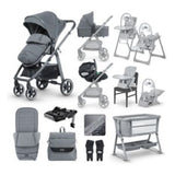 Miniuno travel system bundle Anthracite, imported from the UK