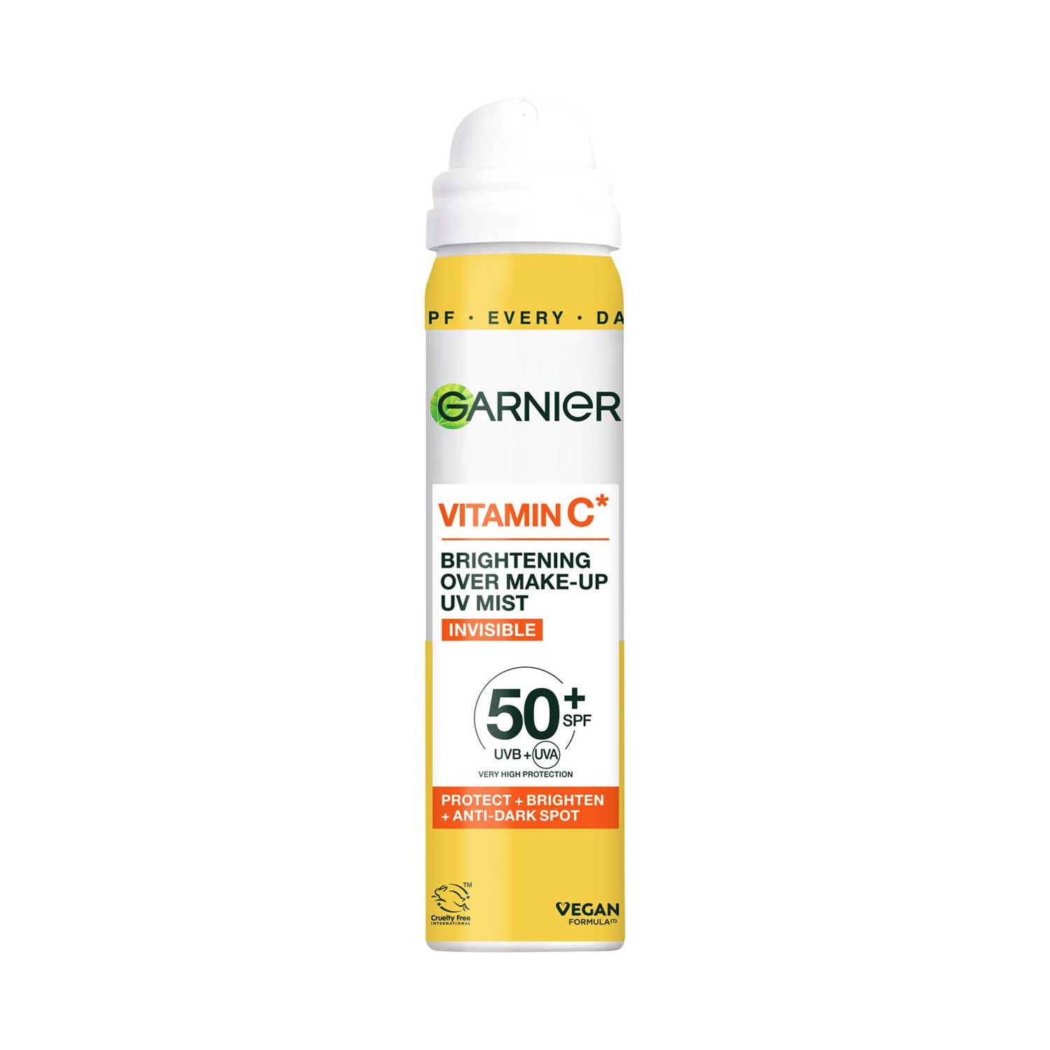 Garnier Vitamin C brightening sun cream mist 75ml (British brand)