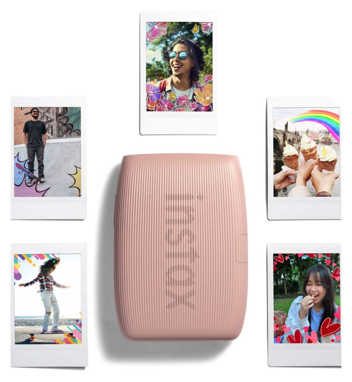 Instax Mini Link 3 rose pink portable photo printer, UK version