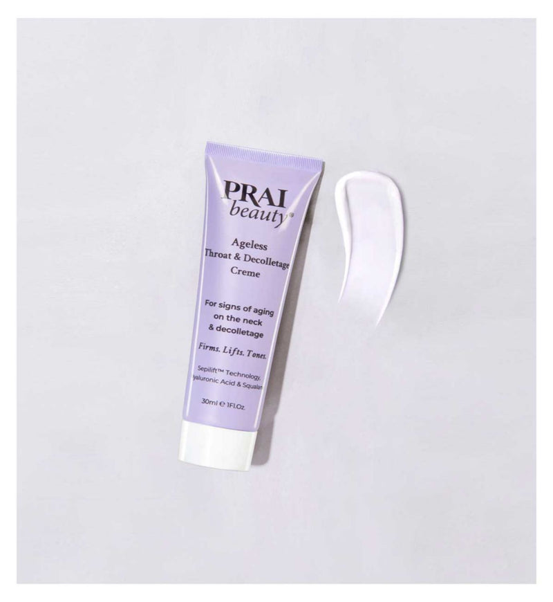 PRAI Beauty Ageless Throat and Decolletage Day Creme 30ml, imported from the UK