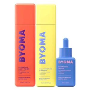 Boots BYOMA Hydrating Heroes Trio Reiniger Toner Serum Hautpflege-Set – Jetzt online bei McGrocer kaufen
