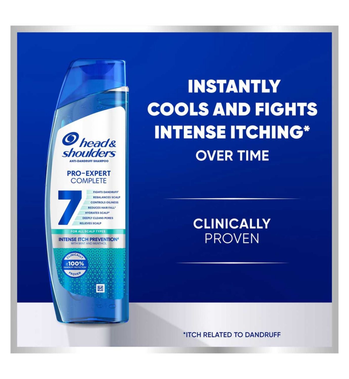 Head & Shoulders intense itch shampoo 300ml, imported from the UK