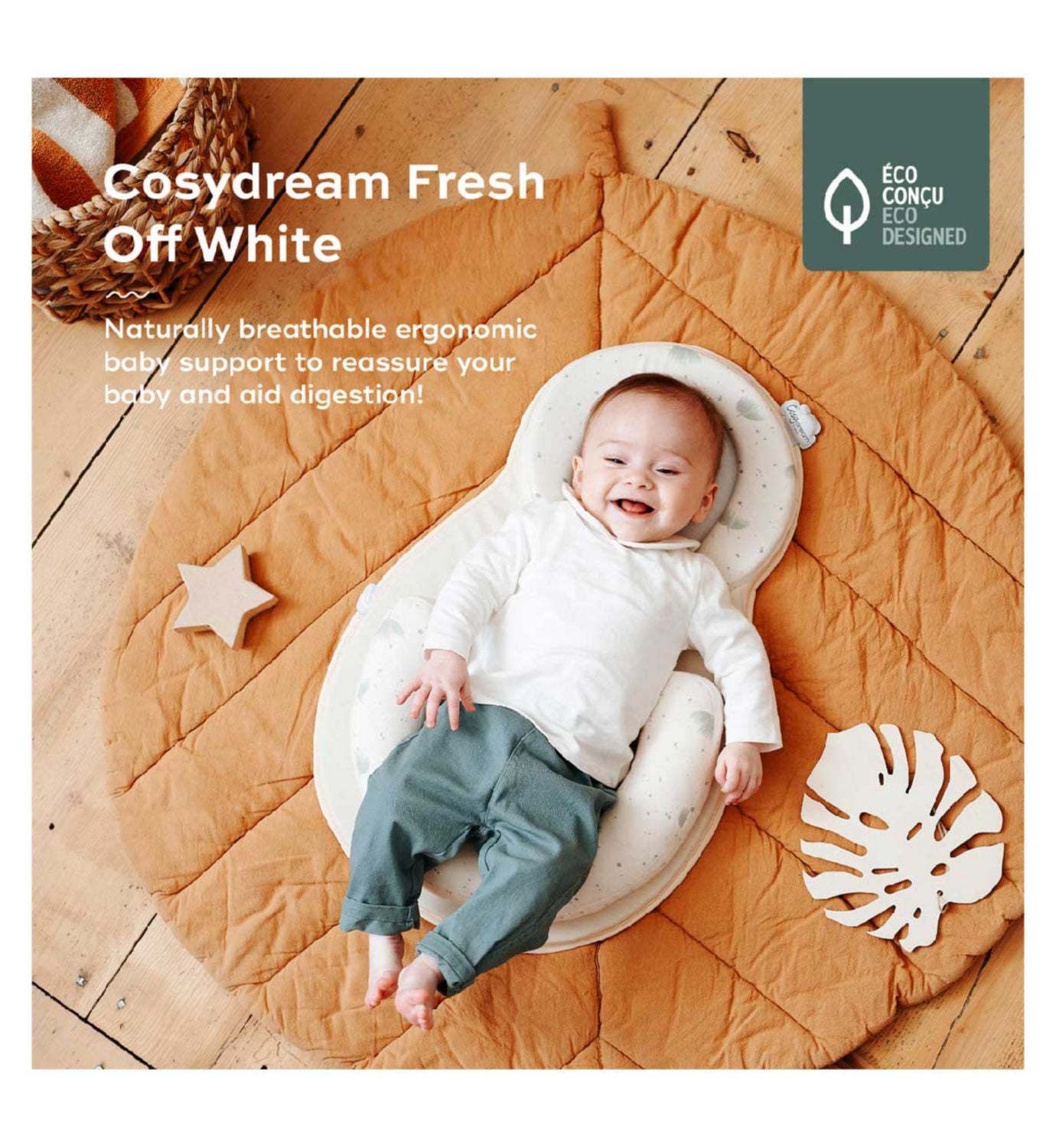 Babymoov Cosydream newborn lounger 0-3m (British brand)