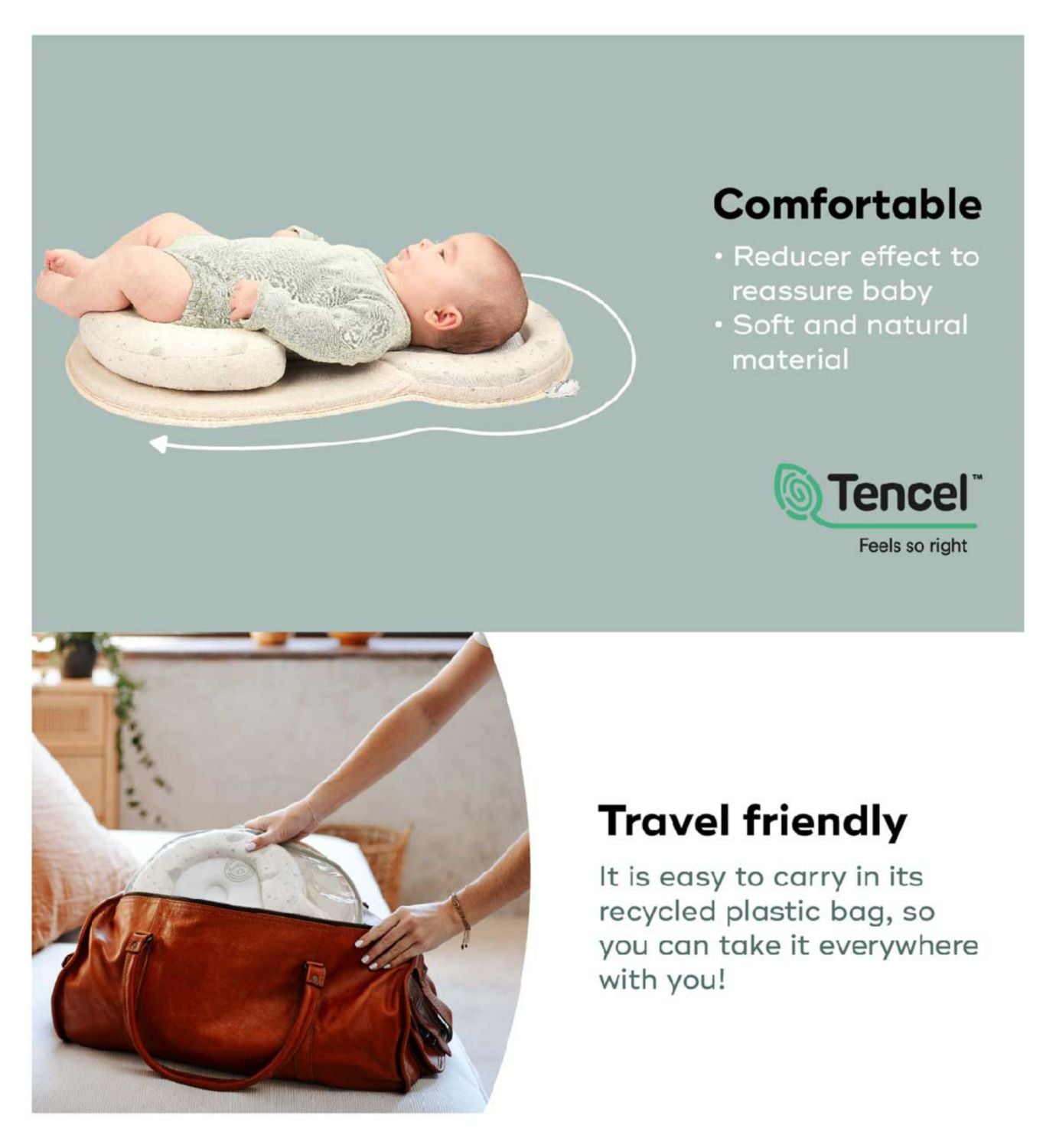 Babymoov Cosydream newborn lounger 0-3m (British brand)