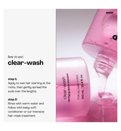 Bread Baby Clear Wash Rensende Sjampo Uten Parfyme 310g