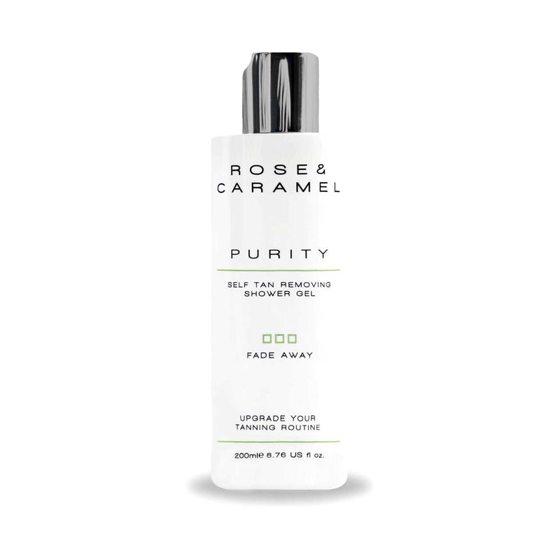 Rose & Caramel self tan removing shower gel 200ml, UK version