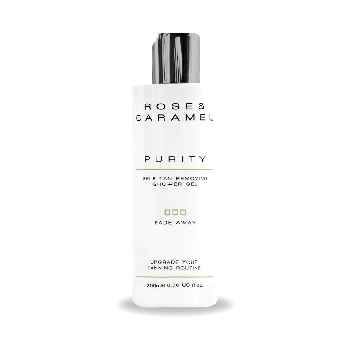 Rose & Caramel self tan removing shower gel 200ml, UK version