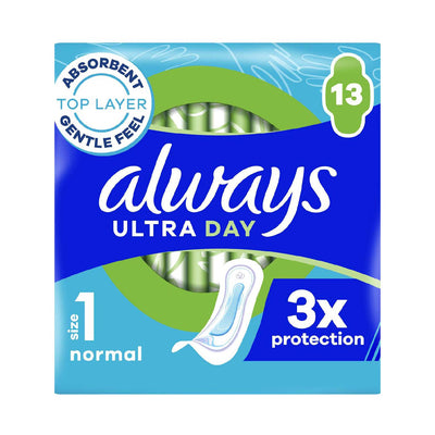 فوط صحية Boots Always Ultra العادية مقاس 1 13 قطعة - اشترِ عبر الإنترنت من McGrocer