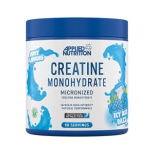 Applied Nutrition Creatine Monohydrate Powder Icy Blue Raz 250g - British product