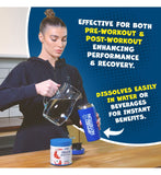 Applied Nutrition Creatine Monohydrate Powder Icy Blue Raz 250g - British product