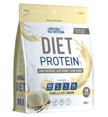 Applied Nutrition Diet Protein Powder Vanilla Ice Cream 450g