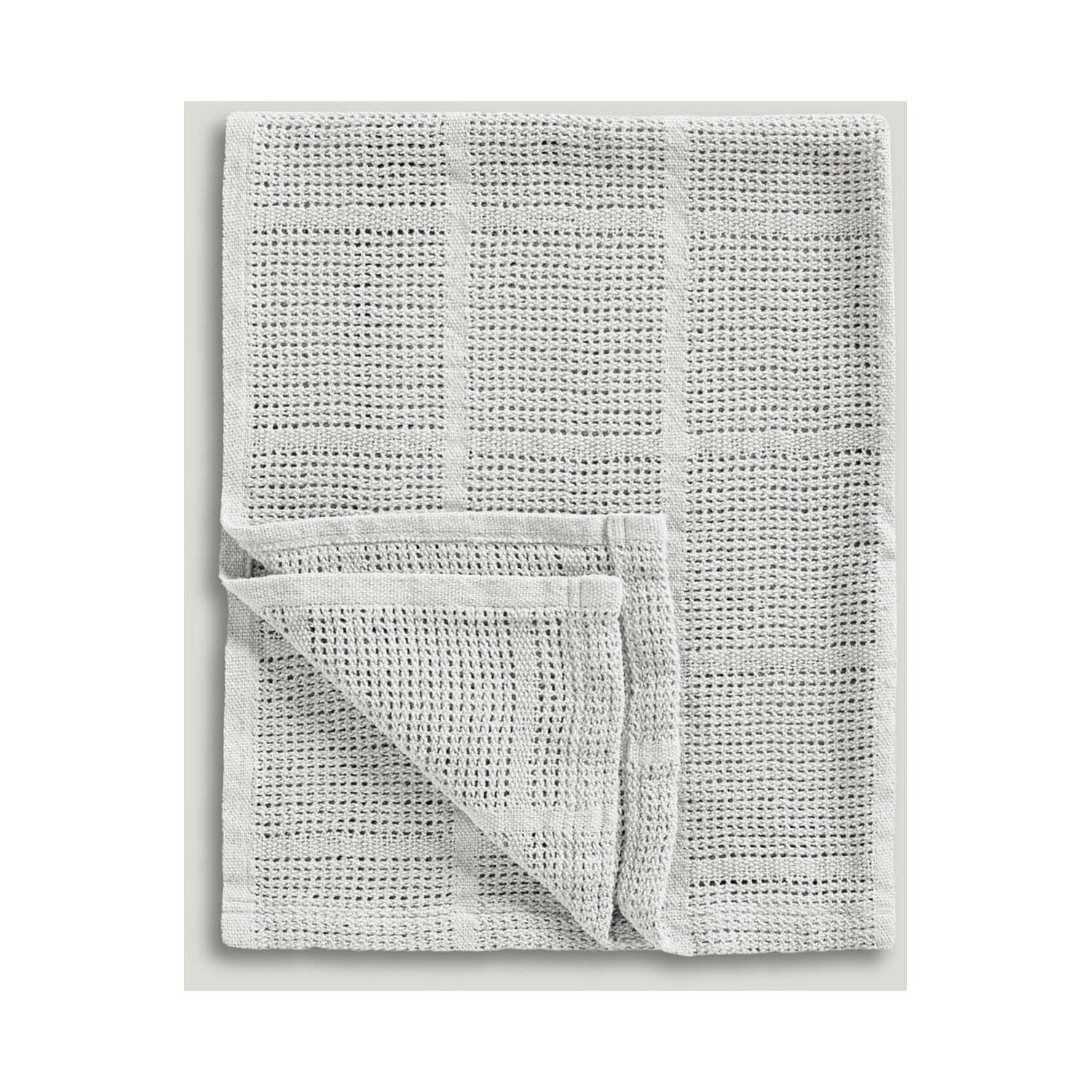 Mothercare Essentials Grey Moses Basket Blanket 70x90cm, imported from the UK